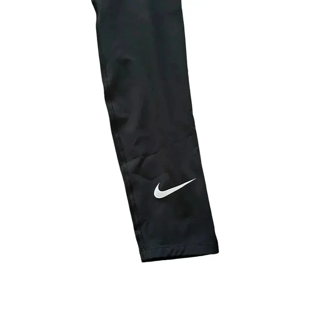 Nike Pro Dri Fit Black Elastic Waist Tight Fit Legging Size Large